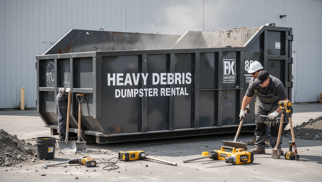 Heavy Debris Dumpster Rental